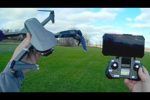 4DRC 4D F4 Low Cost Two Axis Gimbal Brushless GPS Drone Flight Test Review