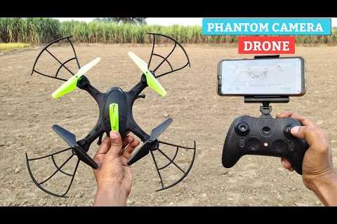 Phantom GD-115HWF Flying Camera Drone/Quadcopter With 360° Flip & One Key Take Off || Landing