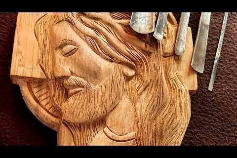 |Jesus christ wood carving|Palang carving jesus|UP wood art|Wood work|