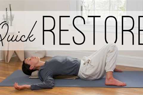 Quick Restore | Gentle Yoga Practice