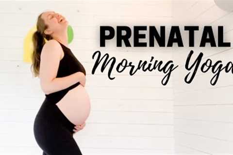 MY MORNING PREGNANCY YOGA ROUTINE | PRENATAL MORNING YOGA | Pregnancy Yoga