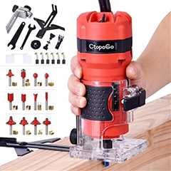 CtopoGo Compact Wood Palm Router Tool Hand Trimmer WoodWorking Joiner Cutting Palmming Tool..