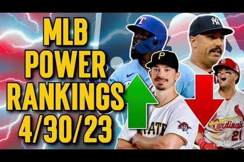 MLB Power Rankings #1- Rangers DESTROY Yankees, Dodgers SWEEP Cardinals, Padres Win Mexico Series