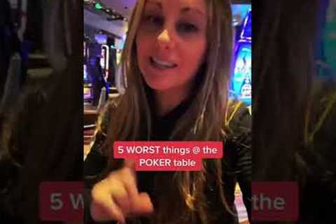 SO CRINGE! Top 5 WORST things at the POKER table