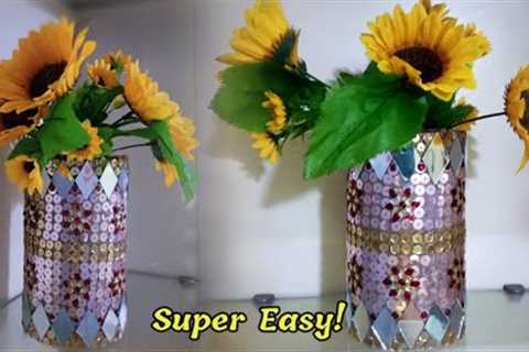 Flowerpot craft easy | Best out of waste | Home decor craft | Cardboard craft | Flowers craft | DIY