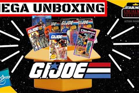 G.I JOE ACTION FIGURE MEGA UNBOXING!!!