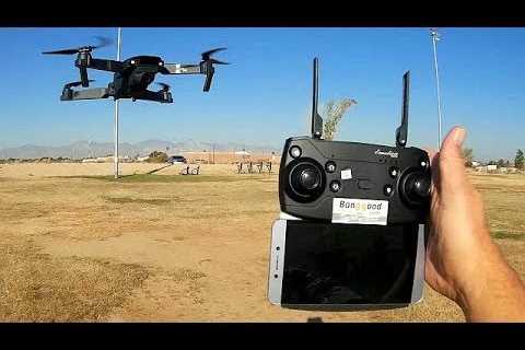 Eachine E58 720P Folding FPV Camera Drone Flight Test Review