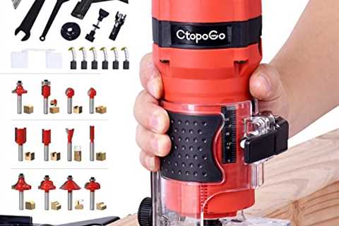 CtopoGo Compact Wood Palm Router Tool Hand Trimmer WoodWorking Joiner Cutting Palmming Tool..