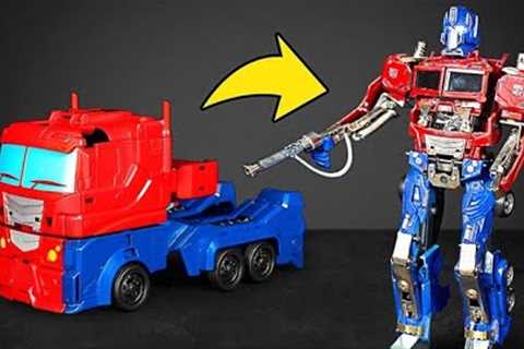 I Made Miniature Optimus Prime from the Transformers Movie