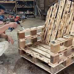 Amazing Design Ideas Woodworking Project Cheap From Pallet - Build A Outdoor Chair From Old Pallets ..