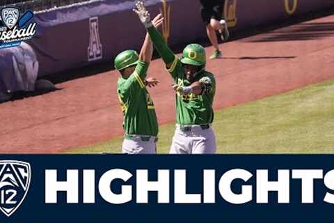 Oregon vs. Washington | 2023 Pac-12 Baseball Tournament Highlights | Semifinals