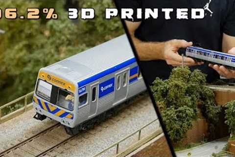 3D print your own working HO scale model trains!