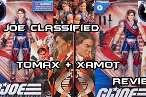 GI JOE CLASSIFIED TOMAX AND XAMOT REVIEW ACTION FIGURES COMPARISONS W/MARVEL LEGENDS NECA TMNT DC