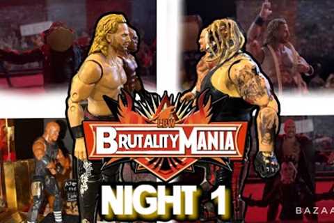 LBW Brutalitymania 4 Night 1 PPV FULL SHOW (WWE Action Figure Fig Fed)