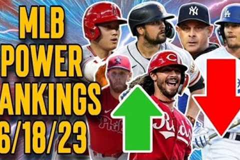 MLB Power Rankings #6- HUGE SHAKE UP; Giants, Angels, Phillies, Reds HOT; Dodgers, Yankees ICE COLD