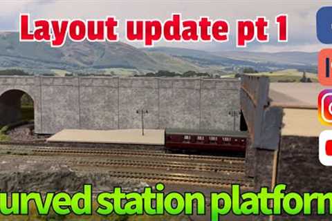 Model railway - Layout update pt 1 - platform build