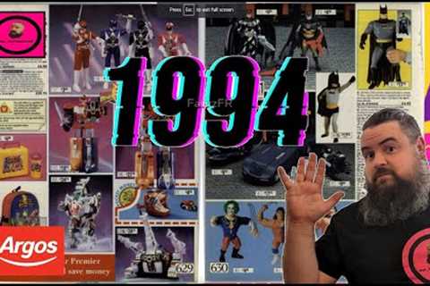 Travel back to 1994 Action Figure Shopping | Marvel Batman Lego | Argos Nostalgic Toy Catalogue