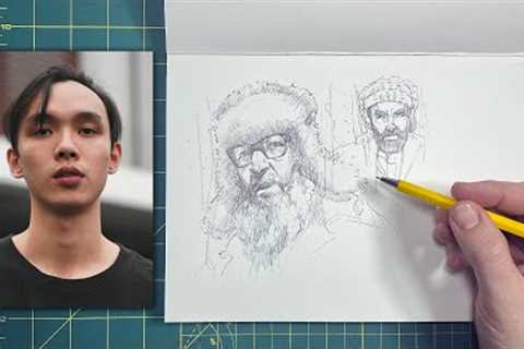 Sktchy Live with David Tenorio - Quick Sketch Portraits + Q&A