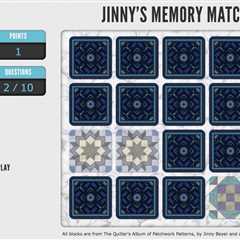 Jinny's Memory Match: 03/01/23
