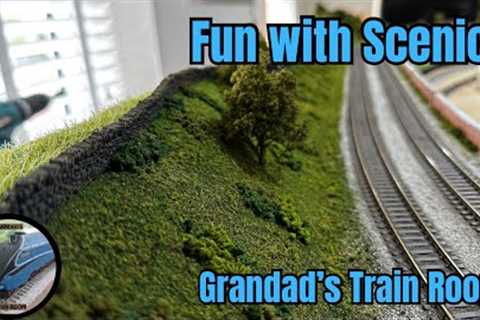 My Big Model Railway Build - #13. Hill Scenics! Some might cringe at my methods!!