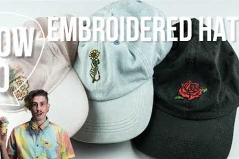 Diy Embroidered Hats