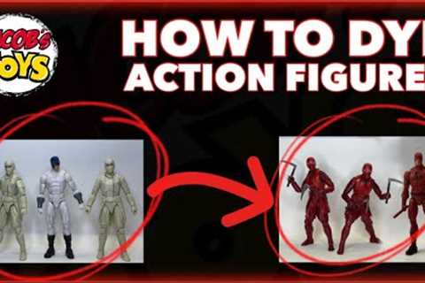 TUTORIAL - How to Dye Action Figures - This time using RED dye