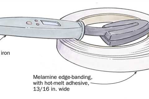 Melamine tape makes drawers glide smoothly