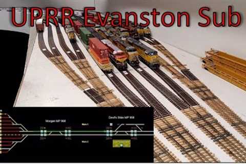 Model Railroad Operations w/ DISPATCHER PANEL Operations at Holcim Cement on the UPRR Evanston Sub