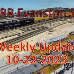HO Scale Model Railroad Trains in Action - UPRR Evanston Sub Weekly Update 10-22-23