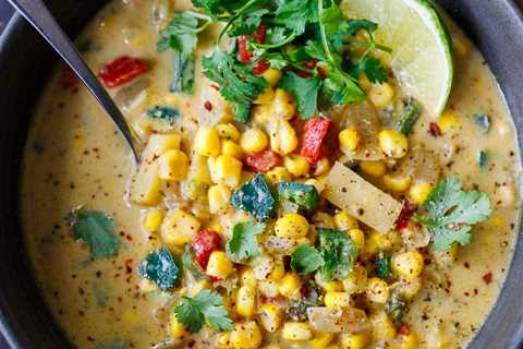 Poblano Corn Chowder