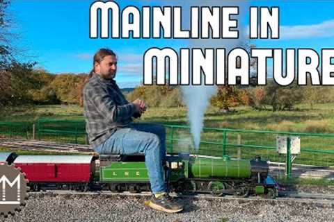 Full length trains in Minature! - At the Ryedale Model Engineers Society