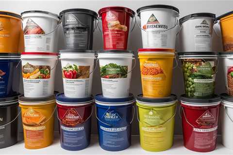 Unveiling the Best Prepper Food Buckets for Survival