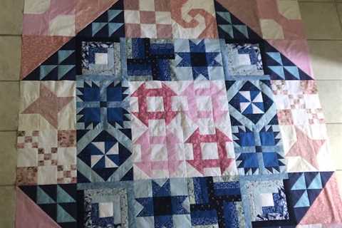 Schoolhouse Dash Quilt top