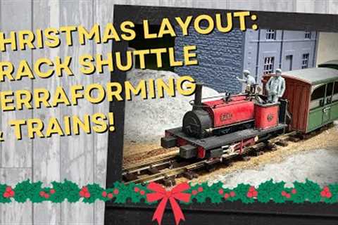 Christmas Model Railway pt2: Trackwork, Landscape & Trains!