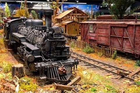 One Of The Best and Most Detailed Model Railroad Layouts in the World 4K UHD