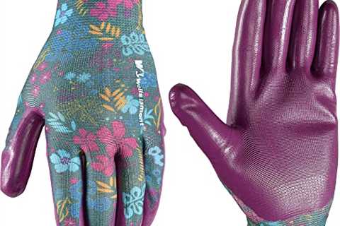 Women's Botanical Print Gardening Gloves (Medium)