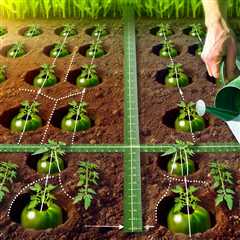 “What is the ideal spacing for planting tomatoes?”