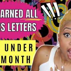 OMG! 👀 I can't believe it! He learned ALL the ALPHABETS & LETTER SOUNDS in less than 1 month