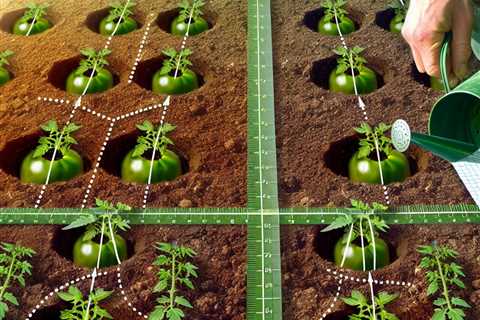 “What is the ideal spacing for planting tomatoes?”