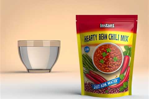 Instant Hearty Bean Chili Mix: Just Add Water!