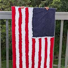 How to Make a Flag Rag Quilt