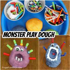 Silly Monster Play Dough Activity