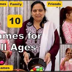 10 Games for All Ages | One minute Games | Simple Games for Seniors | Kitty party games for ladies