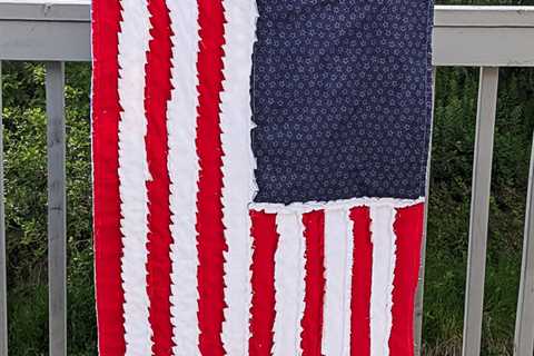 How to Make a Flag Rag Quilt