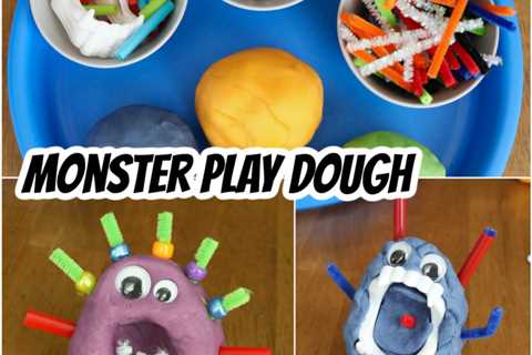 Silly Monster Play Dough Activity