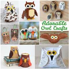 15+ Adorable Owl Crafts to Make with Kids