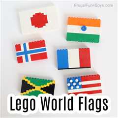 Build World Flags with LEGO Bricks