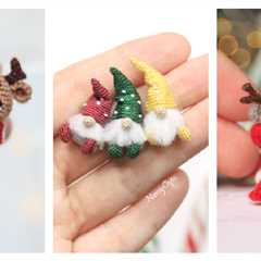 ‘Tis The Season For Cute Micro Miniatures – I Spy a Raindeer, Three Gnomes and a Snowman Too!