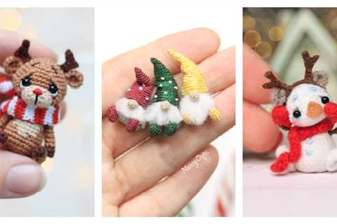 ‘Tis The Season For Cute Micro Miniatures – I Spy a Raindeer, Three Gnomes and a Snowman Too!