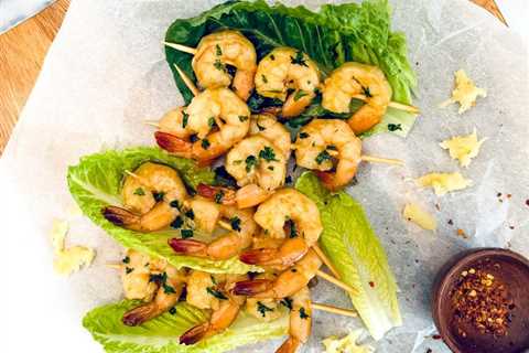 Sticky Pineapple Glazed Shrimp